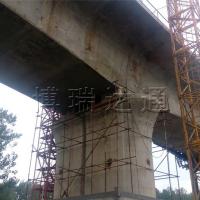 承接连镇铁路跨关河连续梁临时支座切割工程